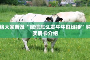 微信牛牛房卡在哪买牛牛链接房卡从那买”如何获取房卡