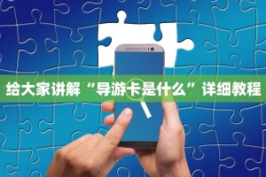 给大家讲解“导游卡是什么”详细教程