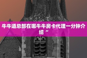 牛牛道总部在哪牛牛房卡代理一分钟介绍“