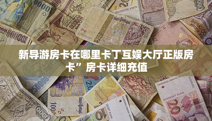 新导游房卡在哪里卡丁互娱大厅正版房卡”房卡详细充值