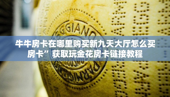 牛牛房卡在哪里购买新九天大厅怎么买房卡”获取玩金花房卡链接教程