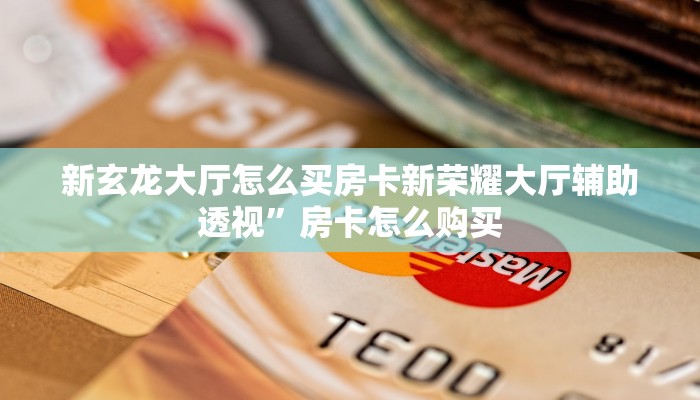 新玄龙大厅怎么买房卡新荣耀大厅辅助透视”房卡怎么购买