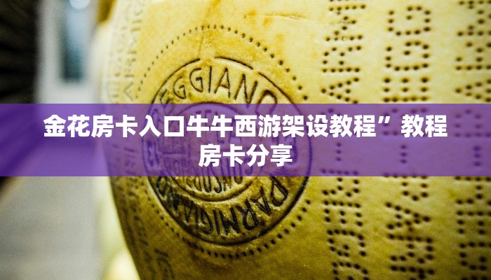 金花房卡入口牛牛西游架设教程”教程房卡分享