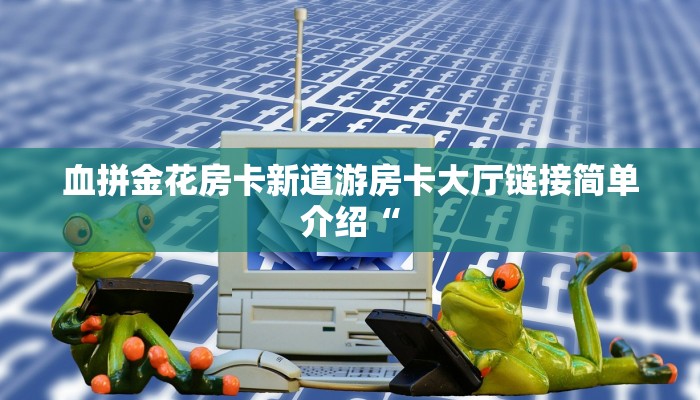 血拼金花房卡新道游房卡大厅链接简单介绍“